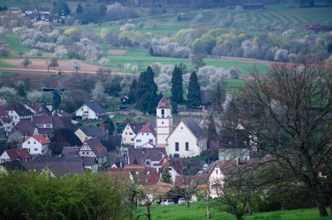 Blick auf Gräfenhausen