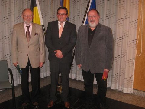 Rolf Sigloch, Bürgermeister Steiner und Ernst-Jürgen Schwab