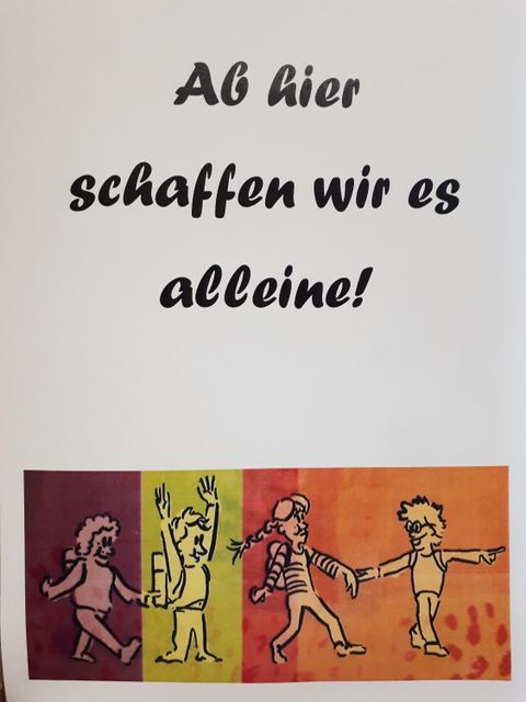 Schulweg Plakat