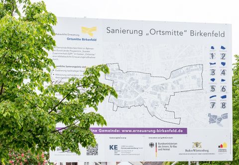 Das Sanierungsgebiet "Erneuerung Ortsmitte"