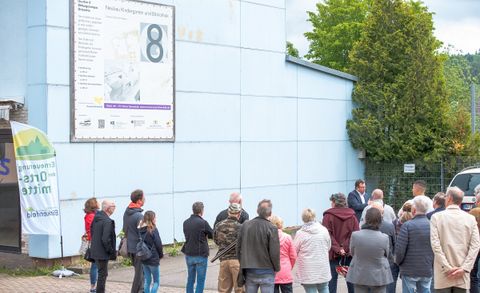 Gelände der neuen Bibliothek / Kindertagesstätte St. Klara