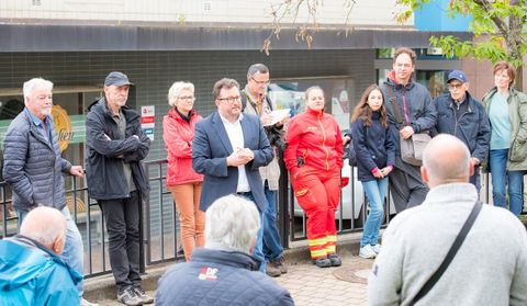 Im hinterwärtigen Bereich des Dittus-Areals