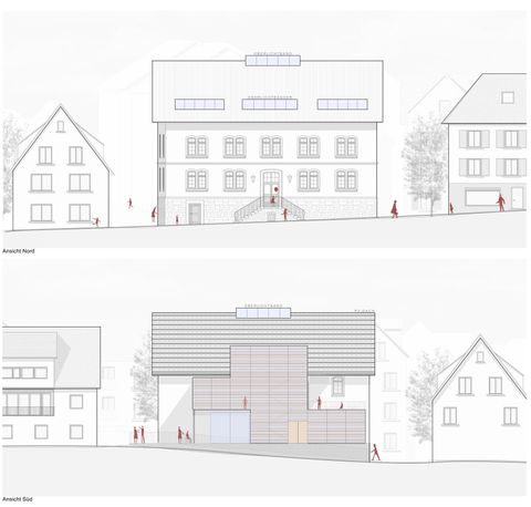 mögliche Außenansicht Bürgerhaus