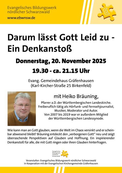 Plakat Veranstaltung