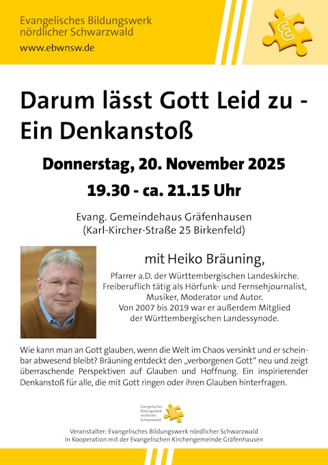 Plakat Veranstaltung