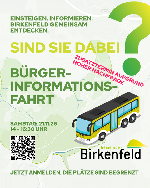 Ankündigung Bürgerinformationsfahrt 2