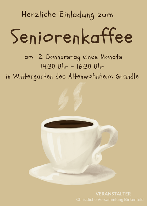Einladung zum Seniorenkaffee