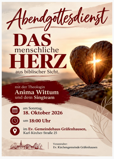 Plakat Veranstaltung